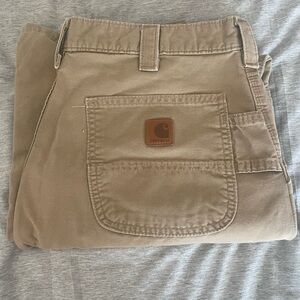 Carhartt Men's Khaki Cargo Pants 36 X 32